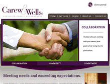 Tablet Screenshot of carewwells.com